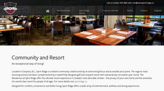 Spirit Ridge Resort & Community - Own Spirit Ridge