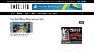 Spirit Ridge Owners Association Archives - Hotelier Magazine