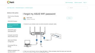I forgot my ASUS WiFi password – Spirit Help Centre