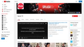 Splash TV - YouTube