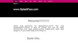 www.SplashFace.com - Yola