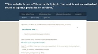 splunk linux install step by step - 