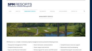 Management Services - SPM Resorts