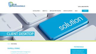 Client Desktop | My HR Professionals