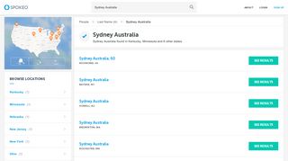 Sydney Australia's Phone Number, Email, Address, Public ... - Spokeo