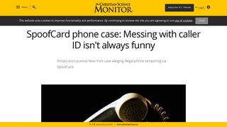 SpoofCard phone case: Messing with caller ID isn't always funny ...