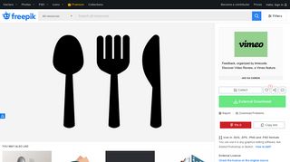 Spoon fork and knive silhouettes restaurant symbol Icons | Free ...