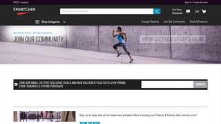 Join Our Community | Sport Chek