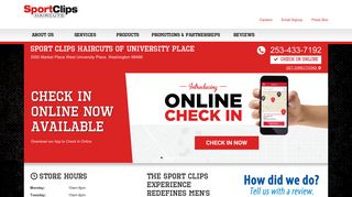 Sport Clips University Place: Haircuts for Men