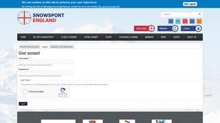 User account | Snowsport England