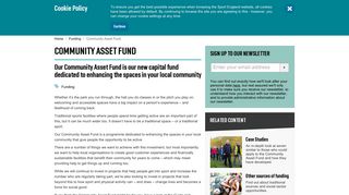 Community Asset Fund - Sport England