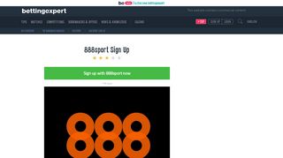 888sport Sign Up Process - What do you need? - bettingexpert