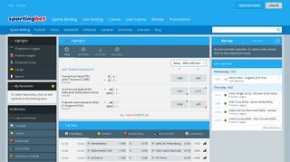 Sports Betting Odds | Bet on a wide range of Sports | Sportingbet