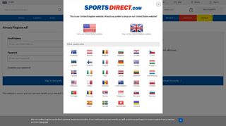 SportsDirect.com > Login