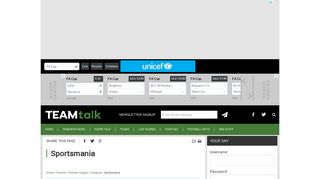 Sportsmania | teamtalk.com