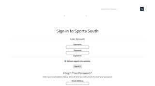 Sports South :: Login - Sports South, LLC