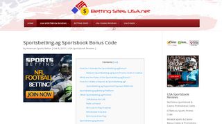 Sportsbetting.ag Sportsbook Bonus Code: 75% up to $1,000 Free! Jan ...