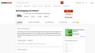 SportsCapping.com Podcast - Jack Jones: Sports Handicapper ...