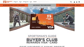 Buyer's Club Credit Card - Sportsman's Guide