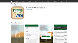 Sportsman's Warehouse Visa on the App Store - iTunes - Apple