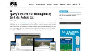 Sporty's updates Pilot Training iOS app (and adds Android too)