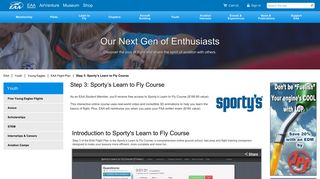 Step 3: Sporty's Learn to Fly Course - EAA