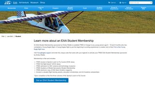 Learn more about an EAA Student Membership