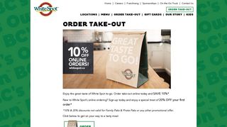 Order Take-Out | White Spot
