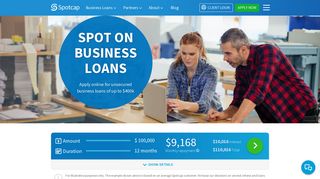 Spotcap: Unsecured business loans up to $400k for Australian SMEs