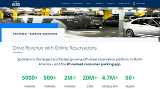Online Reservations for Parking Operators | SpotHero
