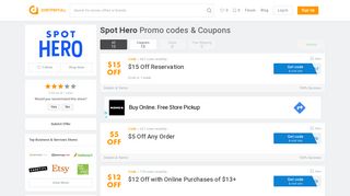 50% Off Spot Hero Promo Codes & Coupons for February 2019