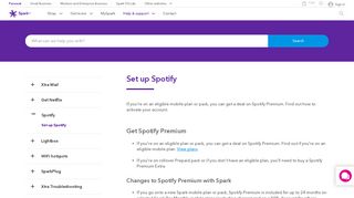 Set up Spotify | Spark NZ
