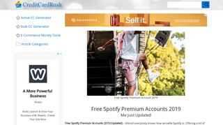Free Spotify Premium Accounts 2019 - CreditCardRush