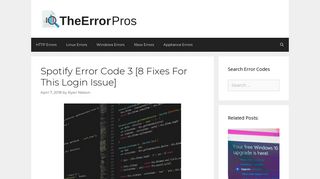 Spotify Error Code 3 [8 Fixes For This Login Issue] | The Error Code Pros