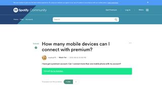 Solved: How many mobile devices can I connect with premium ...