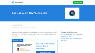 SpotJobs.com Pricing, How to Post, Key Information, and FAQs