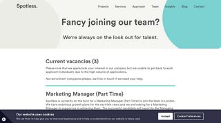 Work at Spotless - Our Current Job Vacancies | Spotless