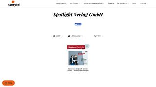Publisher - -Spotlight-Verlag-Gmb - Storytel