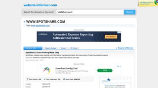 spotshare.com at WI. SpotShare | Guest Parking Made Easy