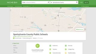 Spotsylvania County Public Schools - Virginia - Niche