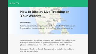 How to Display Live Tracking on Your Website using SpotWalla