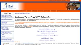 Student-Parent Portal (SPP) - Esmschools.org