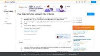 How to personalize account view in Spree - Stack Overflow