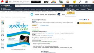 Amazon.com: Spreeder [Download]: Software