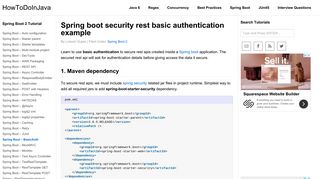 Spring boot security rest basic authentication example - HowToDoInJava