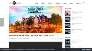 Spring Break Amsterdam Festival 2019 - NightBrokers