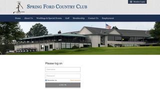 Spring Ford Country Club - Royersford, PA - Login