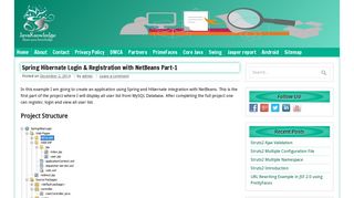 Spring Hibernate Login & Registration with NetBeans Part-1 ...