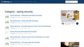 spring security – Mkyong.com