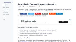 Spring Social Facebook Integration Example - TechnicalKeeda